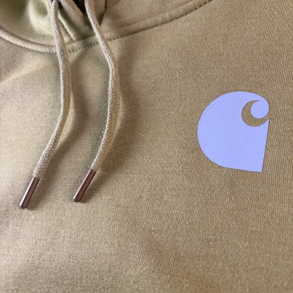 Carhartt Relaxed Fit Green Modern 2023 Logo Pullover Sweatshirt Men's Size M - Picture 3 of 9